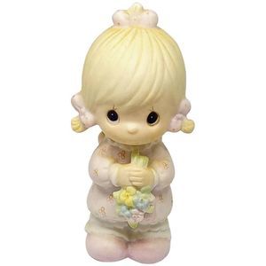 1983 Enesco Precious Moments Flower Girl ceramic handmade figurine wedding gift
